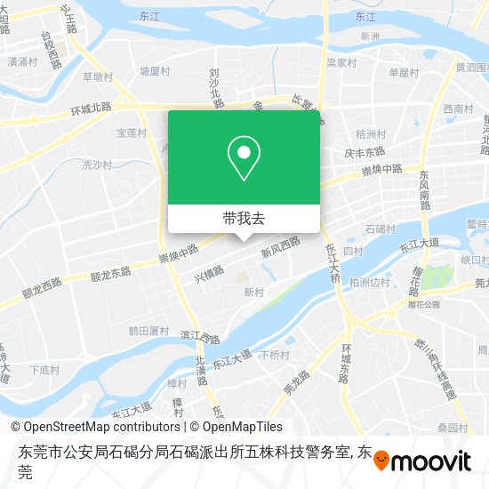 东莞市公安局石碣分局石碣派出所五株科技警务室地图