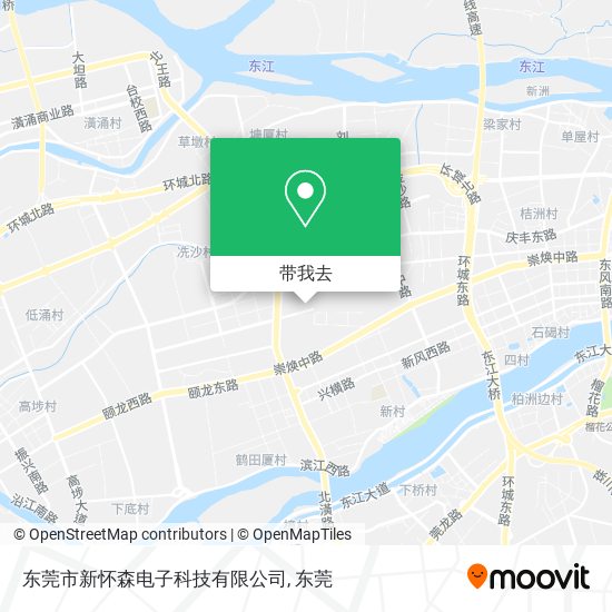 东莞市新怀森电子科技有限公司地图