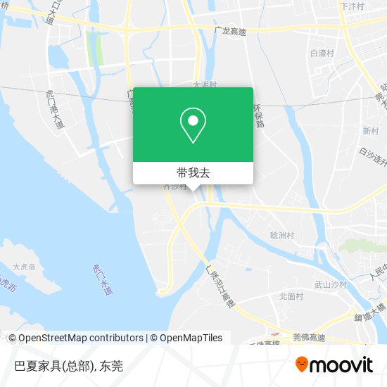巴夏家具(总部)地图