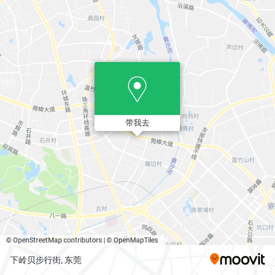 下岭贝步行街地图