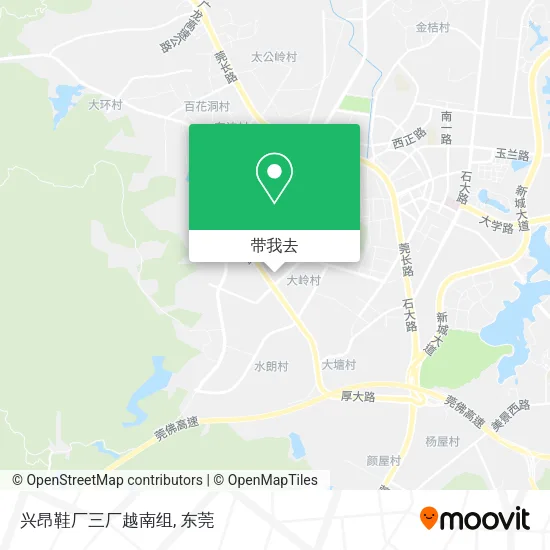 兴昂鞋厂三厂越南组地图
