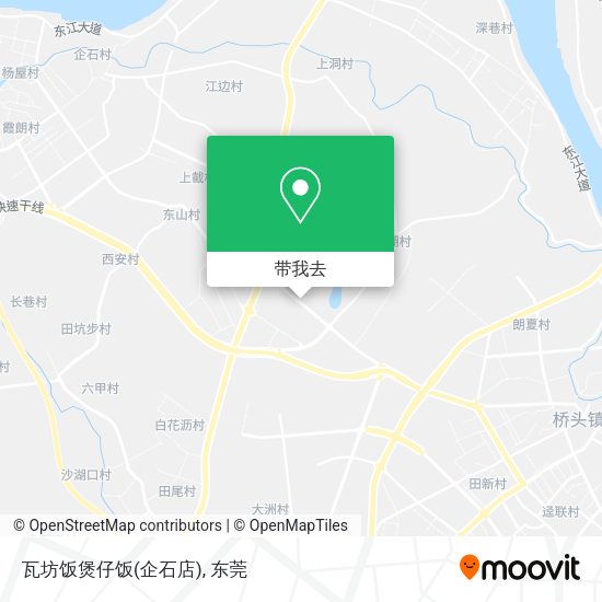 瓦坊饭煲仔饭(企石店)地图