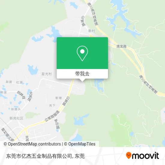 东莞市亿杰五金制品有限公司地图