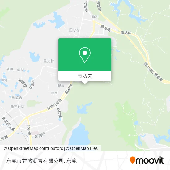 东莞市龙盛沥青有限公司地图