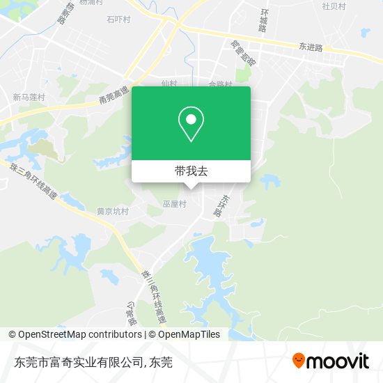东莞市富奇实业有限公司地图