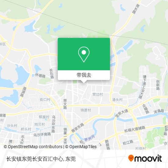 长安镇东莞长安百汇中心地图