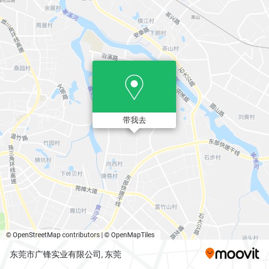 东莞市广锋实业有限公司地图