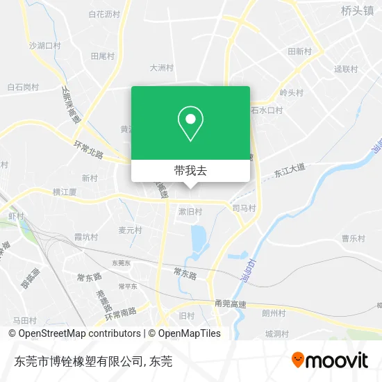 东莞市博铨橡塑有限公司地图