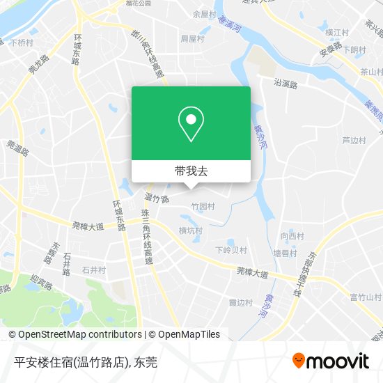 平安楼住宿(温竹路店)地图