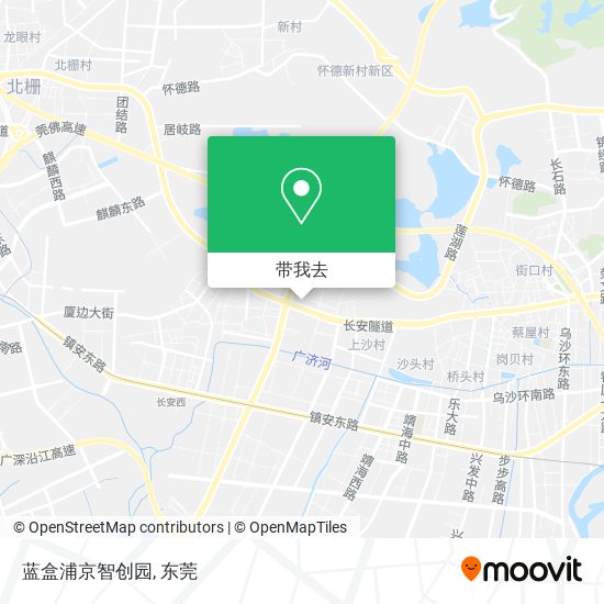 蓝盒浦京智创园地图