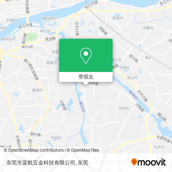 东莞市蓝航五金科技有限公司地图