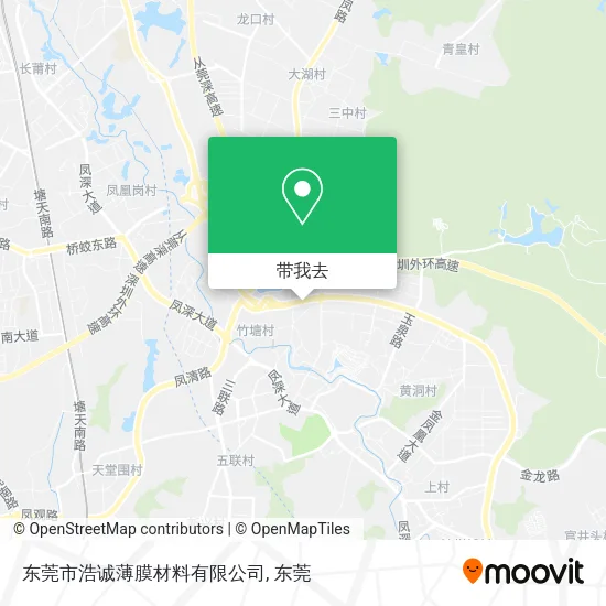 东莞市浩诚薄膜材料有限公司地图
