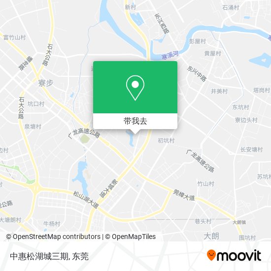 中惠松湖城三期地图