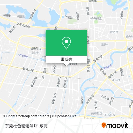东莞杜色精选酒店地图