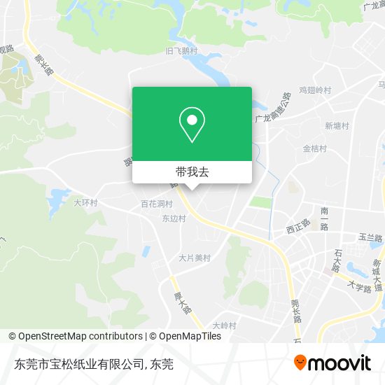 东莞市宝松纸业有限公司地图