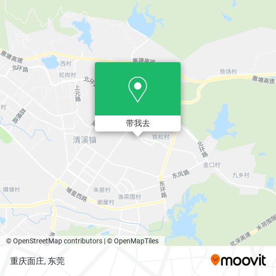 重庆面庄地图