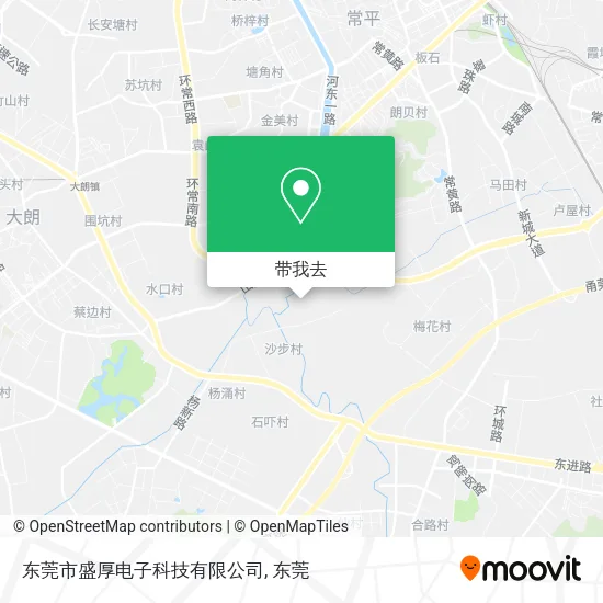 东莞市盛厚电子科技有限公司地图
