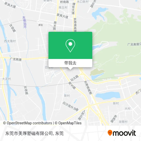东莞市美厚塑磁有限公司地图
