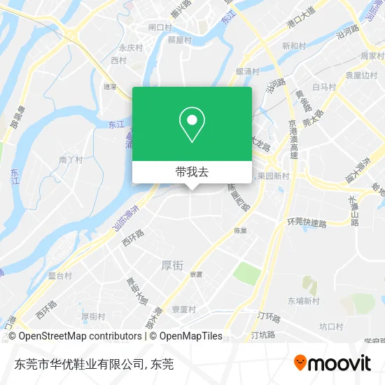 东莞市华优鞋业有限公司地图