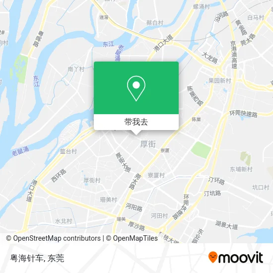 粤海针车地图