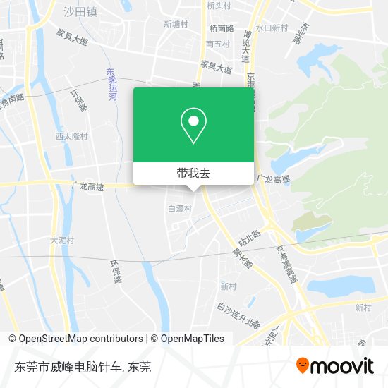 东莞市威峰电脑针车地图