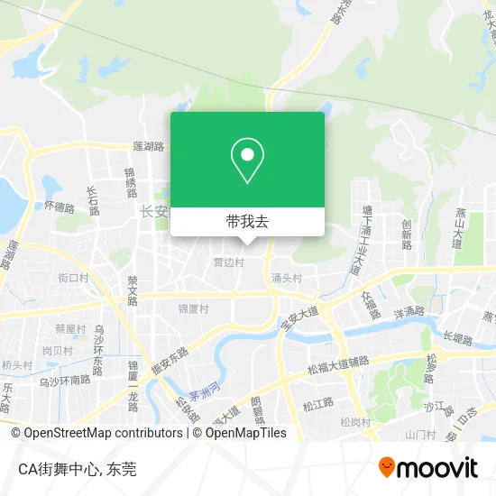 CA街舞中心地图