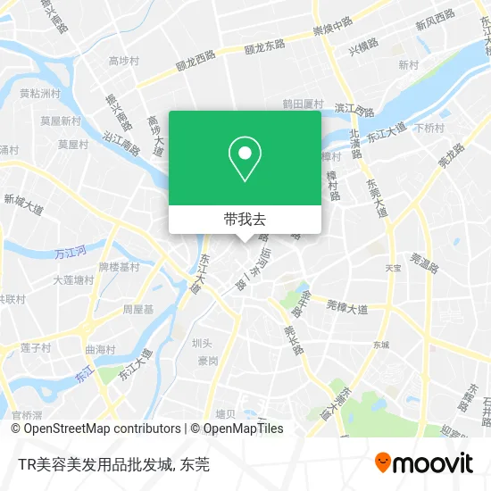 TR美容美发用品批发城地图