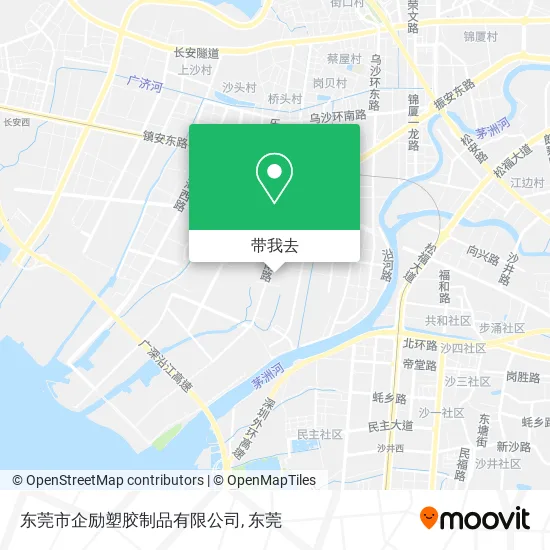 东莞市企励塑胶制品有限公司地图