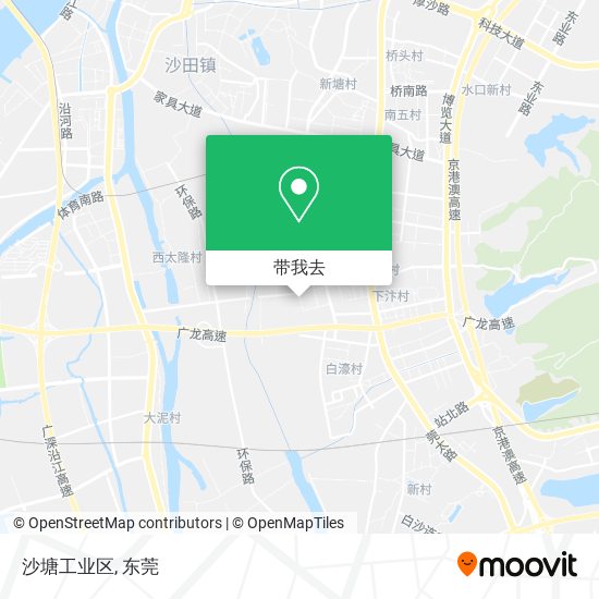 沙塘工业区地图