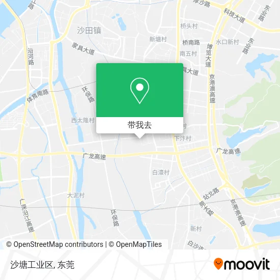 沙塘工业区地图