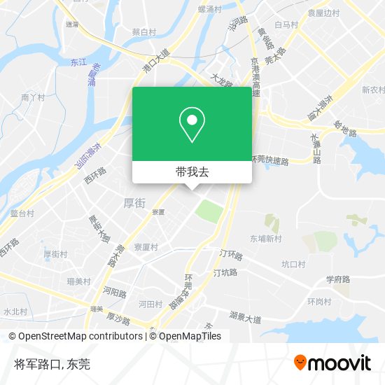 将军路口地图