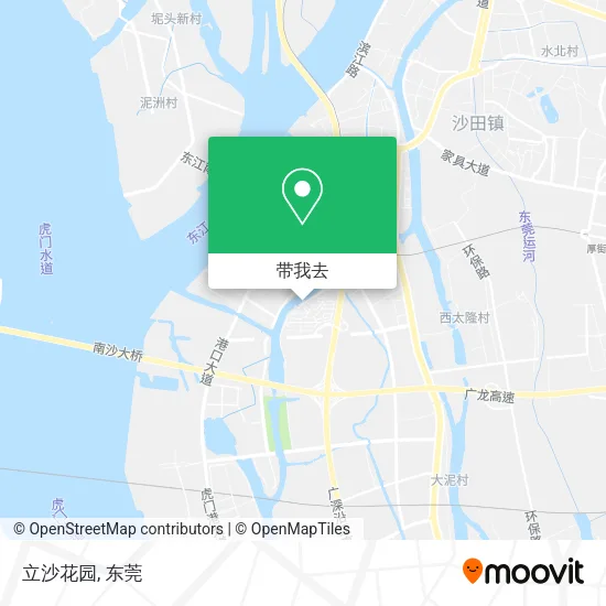 立沙花园地图