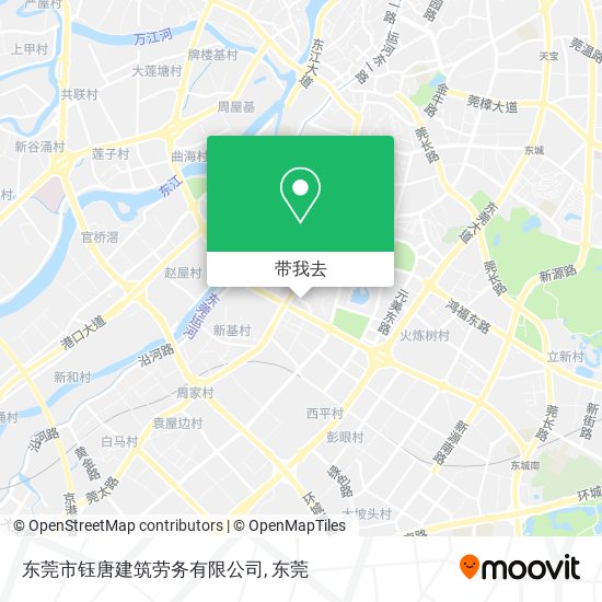 东莞市钰唐建筑劳务有限公司地图