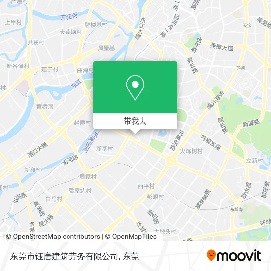 东莞市钰唐建筑劳务有限公司地图