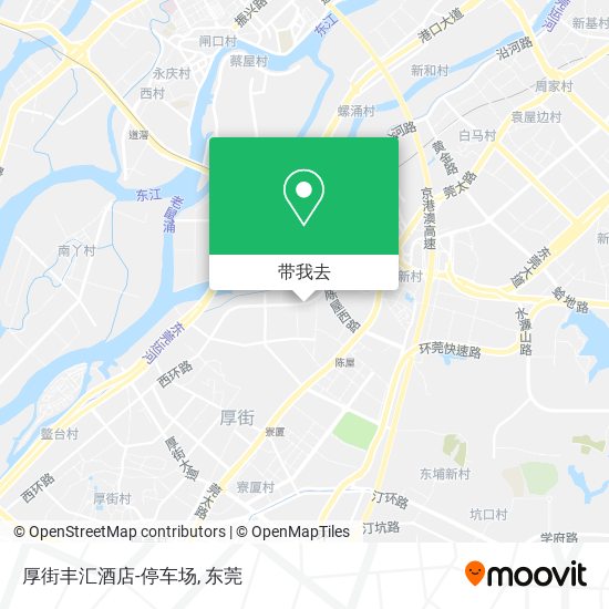 厚街丰汇酒店-停车场地图
