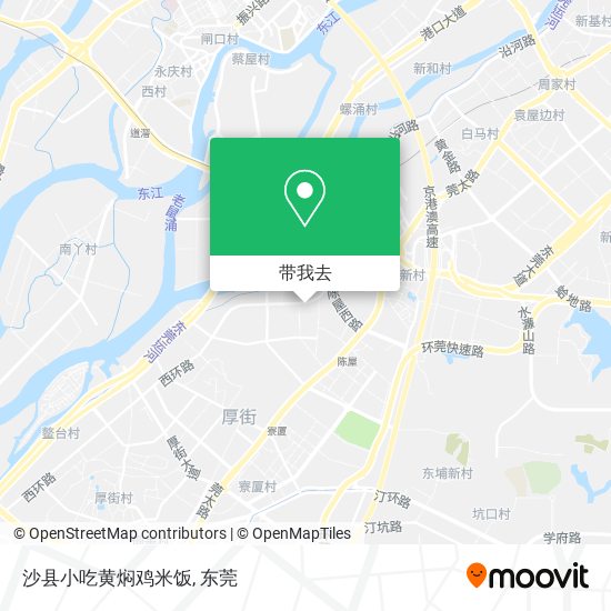沙县小吃黄焖鸡米饭地图