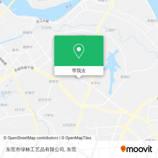 东莞市绿林工艺品有限公司地图