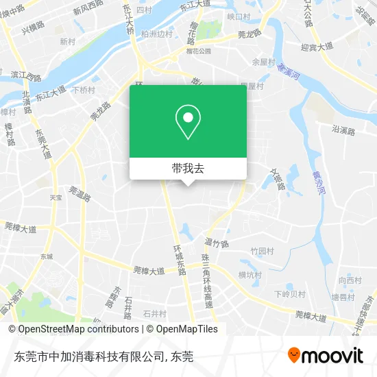 东莞市中加消毒科技有限公司地图