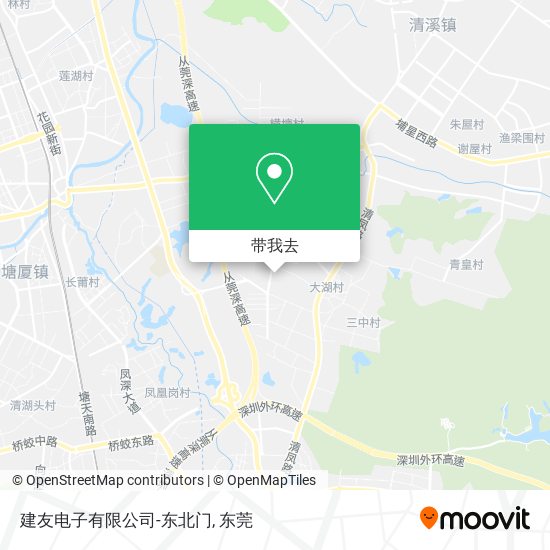 建友电子有限公司-东北门地图