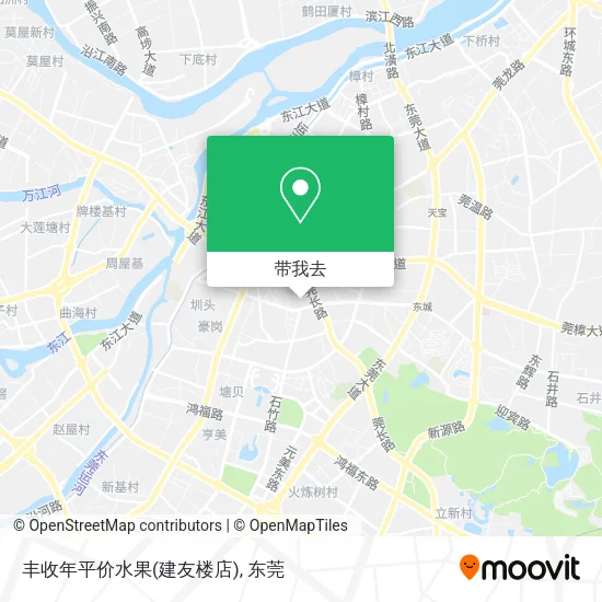 丰收年平价水果(建友楼店)地图