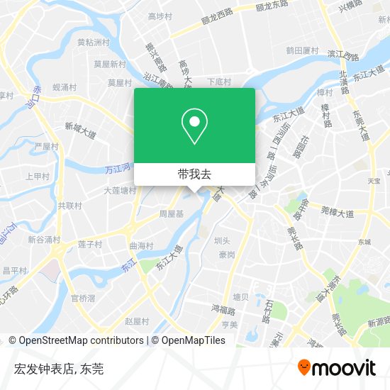 宏发钟表店地图