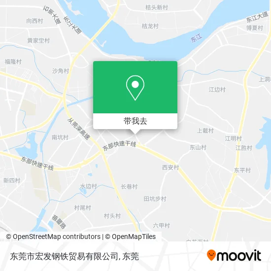 东莞市宏发钢铁贸易有限公司地图