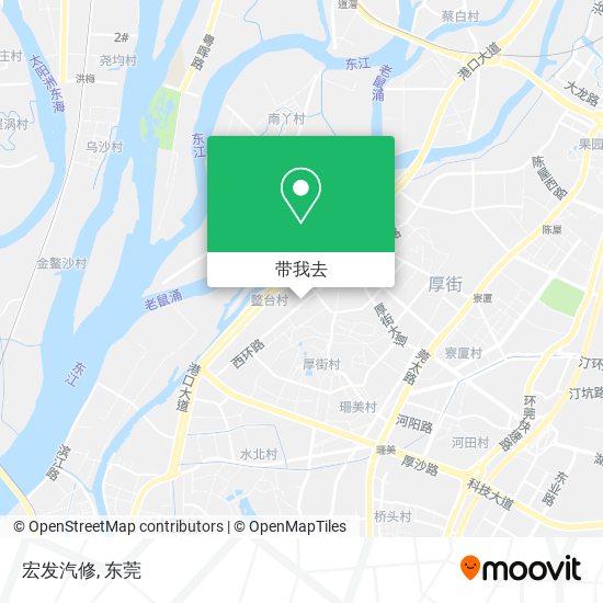 宏发汽修地图