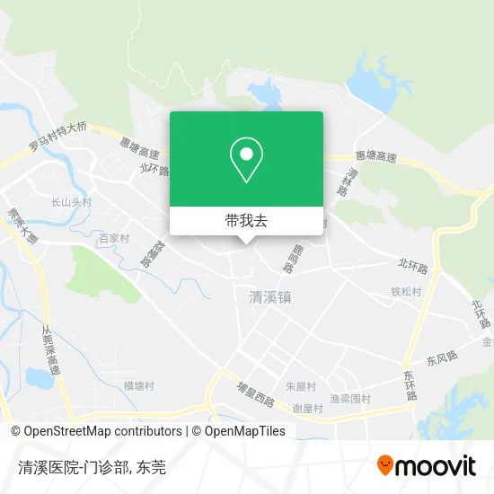 清溪医院-门诊部地图