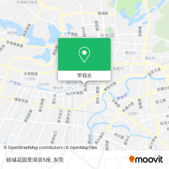 丽城花园景湖居5座地图