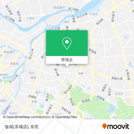 饭戒(东城店)地图