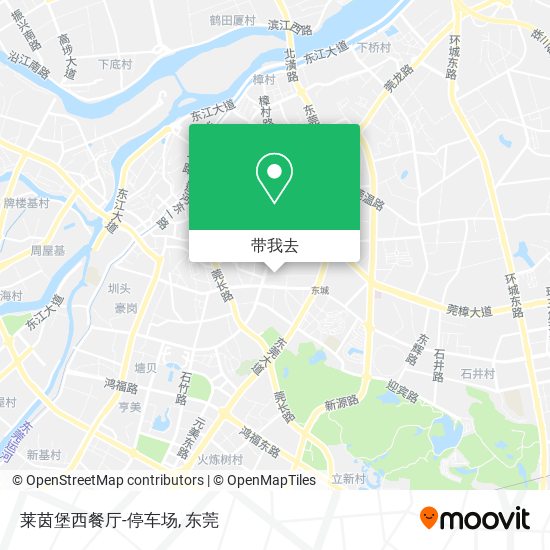 莱茵堡西餐厅-停车场地图