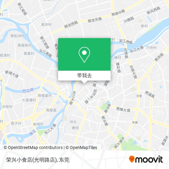 荣兴小食店(光明路店)地图