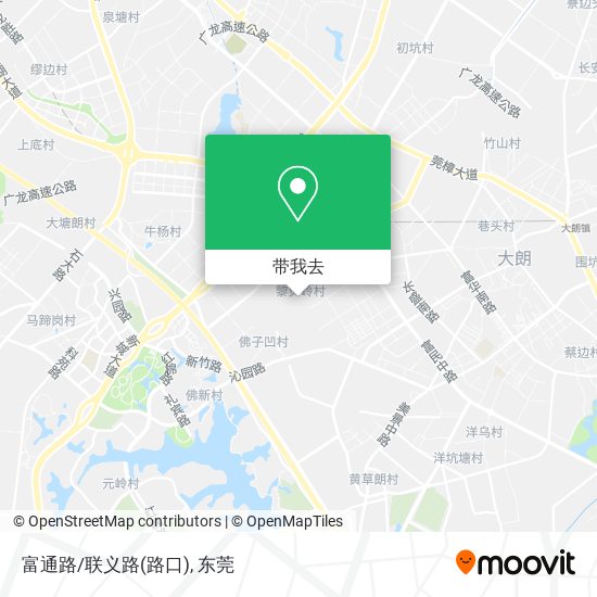 富通路/联义路(路口)地图