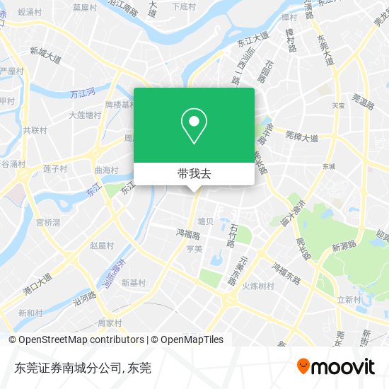 东莞证券南城分公司地图